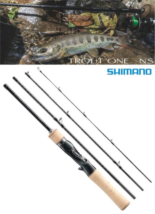 Спиннинг  Shimano TROUT ONE NS B 48UL-G4 мультипликаторный — изображение 2